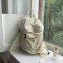 Korean Nylon Lightweight Backpack Goose Yellow Ribbon Shoulder Strap Lady Backpack Large Capacity Student Fashion Schoolbag