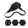 Gelory Fashion Multifunctional Single Shoulder Bag  Crossbody Chest Bag Fanny Pack With Earphone Hole For Travel Outdoor Sports