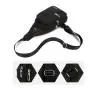 Gelory Fashion Multifunctional Single Shoulder Bag  Crossbody Chest Bag Fanny Pack With Earphone Hole For Travel Outdoor Sports