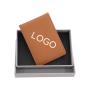 Customized leather bifold wallet card holder men card bag pu leather slim card holder wallet