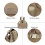 2024 autumn and winter new backpack fashion trend leather niche design texture simple large capacity ladies shoulder bag