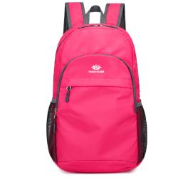 Waterproof custom logo promotion gift oxford travel bag unisex foldable bag hiking backpack