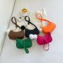 In Stock Casual Hairball Women's Bag 2024 Fresh Retro Crossbody Bags for Women Fashion Shoulder Small Square Bag