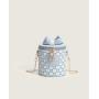 designer handbags Summer Women's Bag 2024 New love pattern chain bucket bag stylish simple one shoulder crossbody bag
