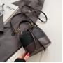 2024 Custom Drawstring PU Leather Bucket Bags Handbags For Fashion Women