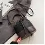2024 Custom Drawstring PU Leather Bucket Bags Handbags For Fashion Women
