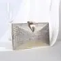 New factory direct ladies bag evening clutch bag diagonal cross female banquet handbag leaf chain small square bag