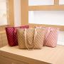 2024 New PU Leather Embroidered Tote Bag for Women Fashion Low Price Ladies Handbag Large Capacity Shoulder Phone Bag for Women