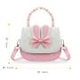 New Design Lovely Kids Crossbody Bag Fashion Mini Bow Beaded Handbag for Girls