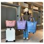 LX059 Hot Selling Folding Travel Bag With Wheels Lightweight Wet Separation Swimming Fitness Bag Large Capacity Sports Bag