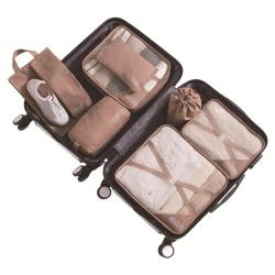 BSCI Custom Travel Organizer Bags Set Portable Suitcase Luggage Clothes Shoe Tidy Pouch Space Saving Home Travel Storage Bag