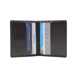 Men's Credit Card Organizer Wallet 6 Credit Card Holders Leather Card Cases