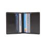 Men's Credit Card Organizer Wallet 6 Credit Card Holders Leather Card Cases