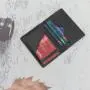 Wholesale Custom Logo Business Unisex Men's Genuine Leather Wallets Open Pu Wallet Id Bifold Card Holder Ultra-Thin Wallet Rfid