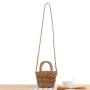 ZR780 Beach Bag Handbag Women Fashion Handmade Half-Round Rattan Woven Straw Summer Messenger Crossbody Bag Girls Lady Straw Bag