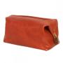 travel leather zipper toilet bag large leather dopp kit big capacity toilet bag