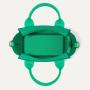 2022 New Casual Canvas Small Womens Handbags Knitted Bags Trendy Solid Color Green Portable Zipper Ladies Crossbody Bags