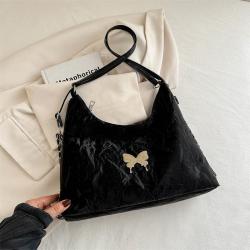 Minority Versatile Butterfly Gentle Textured Shoulder Bag for Women,  Spring and Summer High-quality Textured Backpack Tote Bag
