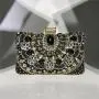 Dinner Bag Handmade Bead Embroidery Diamond Fashion Retro Evening Clutch Bags With Crystal sac tendance 2024