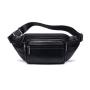 Top Quality Outdoor Sport Men Leather Crossbody Shoulder Waist Bag Pack Belt Bag