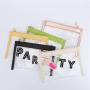 Keymay 2023 New Luxury Girl Pvc Pouch with Zipper Clear Clutch Bag Cosmetic Concert Stadium Party Bags Women