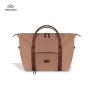 Custom Friendly Insulated Thermal Foldable Office Adult Ice Bags Over sized Food Cooler Handbag Waxed Canvas Lunch Bags