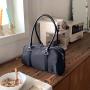 Wholesale Women'S Accessories Bags Nylon Simple Style Pu Leather Handle Design Shoulder Bag Women Hand Bags
