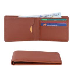Slim Leather Wallet For Men Front Pocket Wallet Id Window Card Case With Rfid Blocking