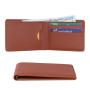 Slim Leather Wallet For Men Front Pocket Wallet Id Window Card Case With Rfid Blocking