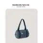 Popular Nylon Material Soft Zipper Handbag  Inner Polyester Large Capacity Women's Shoulder Bags