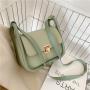 Fashion Pu Fashion Solid Color Embroidered Thread Women's Shoulder Bag Luxury Handbags For Women Famous Brands