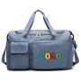 Customized durable nylon soft fabric yoga gym travel duffle bags luggage overnight weekender travelling bags for women female