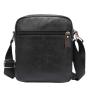 2024 Wholesale Vegan Leather Shoulder Bag For Retro Men With Messenger Webbing Strap