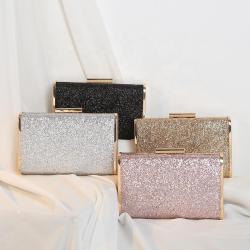 Wholesale sequin woman's clutch bag ladies evening clutch bags for women handbags golden bling purses clutches for women
