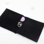 Flexography Custom Logo Printed Velvet Makeup Bag Suede Packaging Sleeve Velvet Envelope Pouch