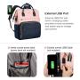 LOVEVOOK 14 15.6 17 Business Backpacks Travel Bags Student Bookbag Teacher Work Backpack with USB Port Laptop Backpack for Women
