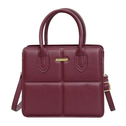 KBW636 Pure Colour New Casual Women Bag Fashion Indentation Handbag Ladies Single Shoulder Slanting Cross Square Bag