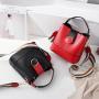 Hot Sale Custom Logo Bolsos De Mujer Crossbody Bag Bucket Bags Contrast Color Hand Bags For Women