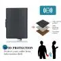 New Typecase Mens Wallet Card Holder Genuine Leather RFID Blocking Smart Minimalist Aluminum Card Case Rfid Card Casual Wallets