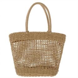 Novel design in 2019 low cost ladies brown hand rattan bags