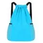 Large Capacity Foldable Eco Friendly Polyester Drawstring Custom Waterproof Sports Drawstring Gym Backpack