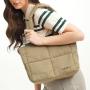 CHANGRONG Custom nylon puffer tote bags with custom printed Logo