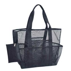 Gelory Large Mesh Beach Tote Bag Sand Free Multi-funtional Big Travel Grocery Lightweight Handbag