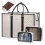 LOVEVOOK 2024 Designer 4 pcs/set Fashion Travel duffle Tote Weekender Bag with shoes bag dry wet pocket Traveling Bag Unisex