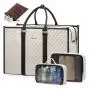 LOVEVOOK 2024 Designer 4 pcs/set Fashion Travel duffle Tote Weekender Bag with shoes bag dry wet pocket Traveling Bag Unisex