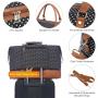 2022 new arrival LOVEVOOK ladies Luggage bags l2pcs weekender bag waterproof travel makeup and toiletry women travel bag