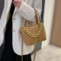 Causeal Tote 2024 new style OEM  Luxury Designer women Stripes  Bags  Female design Shoulder Bags factory Custom logo