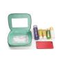 HR170 Women Transparent PVC Makeup Box Solid Color Convenient Makeup Bag Waterproof Household Item Travel Wash Storage Bag