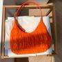 Wedding Chic nylon pleated woman bags shoulder bag PU straps ladies fashion handbags meniscus designer hand bags