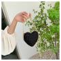 KBW603 Hot Sale Heart Shape Women Bag New Fashion PU Cute Girls Shoulder Crossbody Ladies Clutch Evening Bag